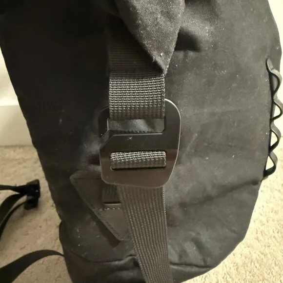 Tanner Goods Roll Top Lite Backpack, Black